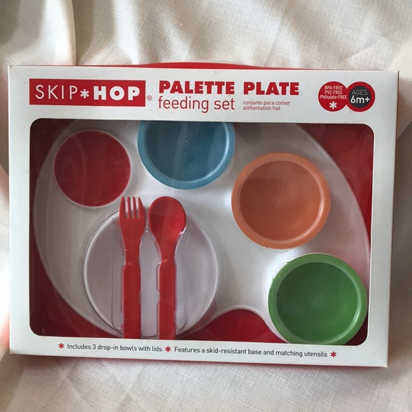 Skip Hop Other - Skip*Hop Palette Plate Feeding set Skip Hop Other - Skip*Hop Palette Plate Feeding set